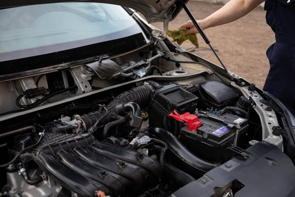 la batterie de sa voiture