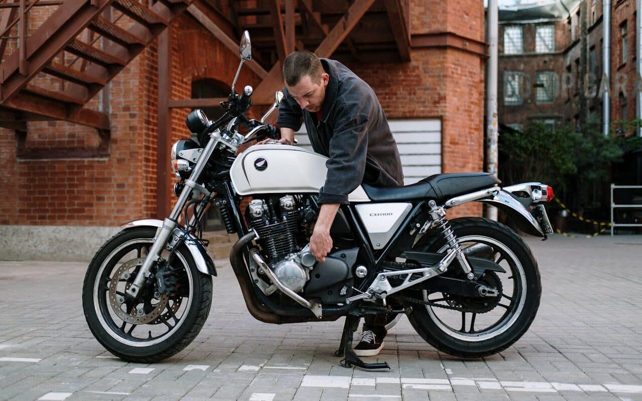 Une moto