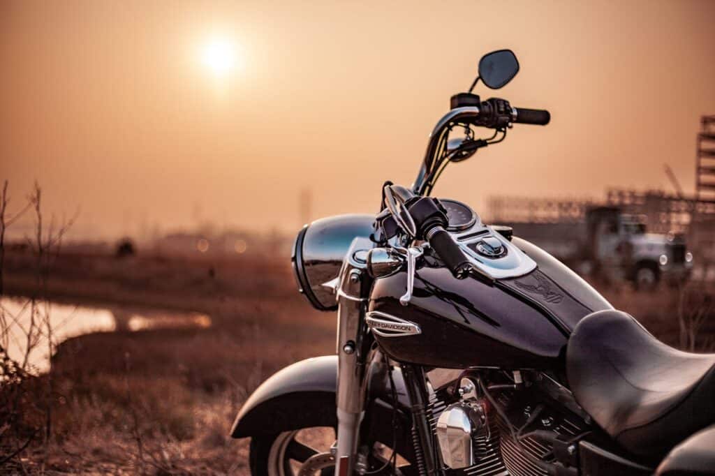 Une moto 