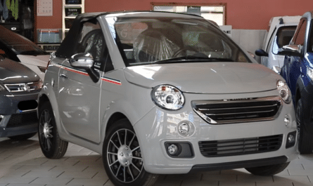 Voiture sans permis décapotable